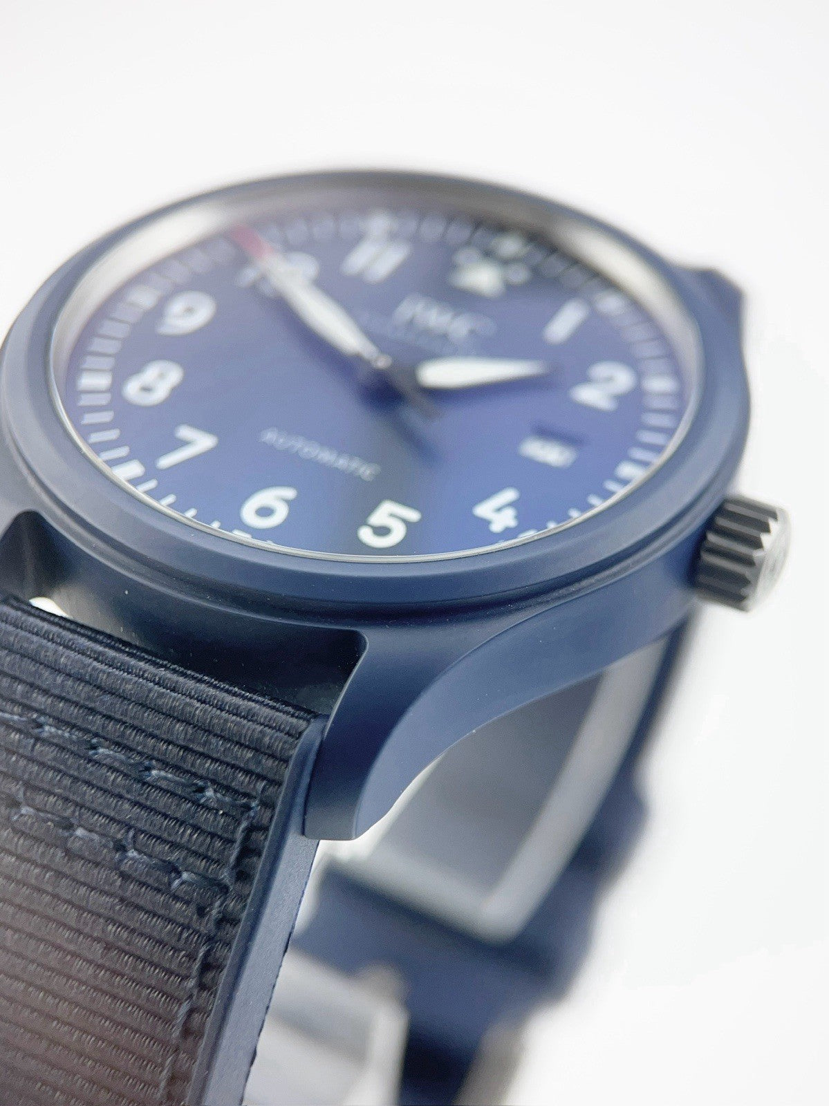 IWC Pilot Laureus Ceramic Blue Dial 41mm Automatic Limited Men's Watch IW328101