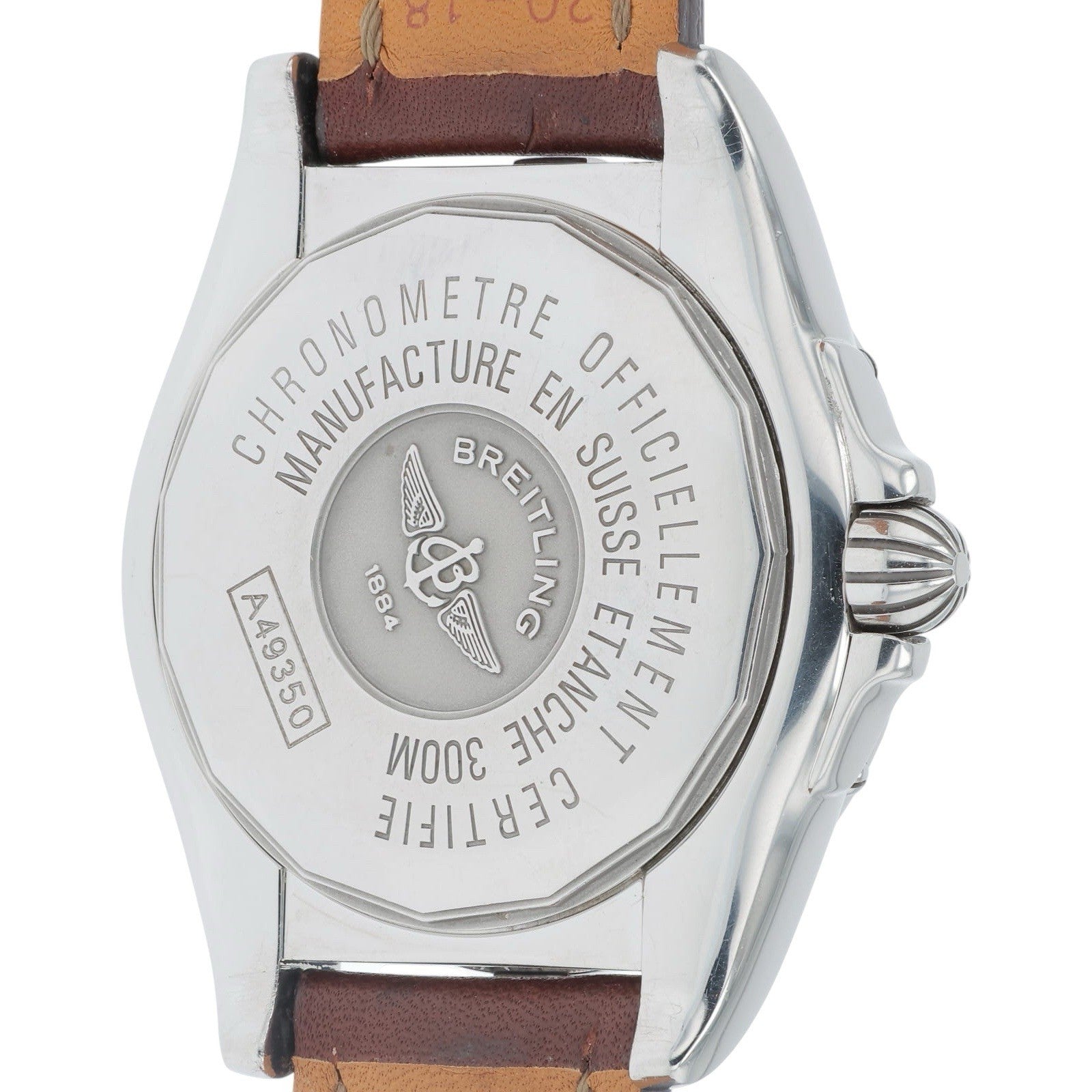 Breitling Cockpit Stainless Steel Black Dial 41mm Automatic Men’s Watch A49350