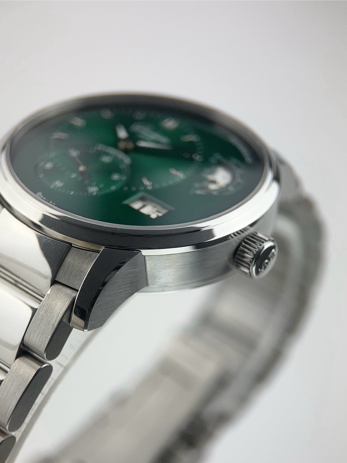 Glashutte Original PanoMaticLunar Steel Green Dial 40mm Auto 1-90-02-13-32-70