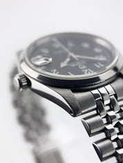 Tudor Prince Date Stainless Steel Black Dial 32mm Automatic Unisex Watch 72000