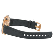 Omega Seamaster Diver 18k Rose Gold Black Dial 44mm Mens 210.62.44.51.01.001