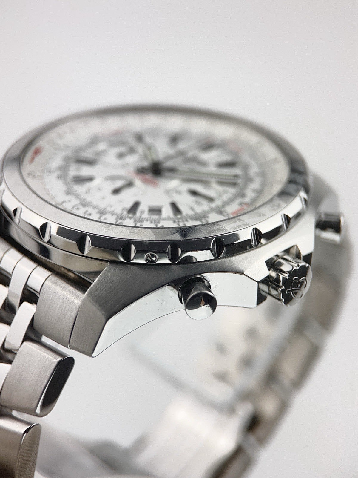 Breitling Bentley Motors Steel White Dial 48mm Automatic Men’s Watch A25363