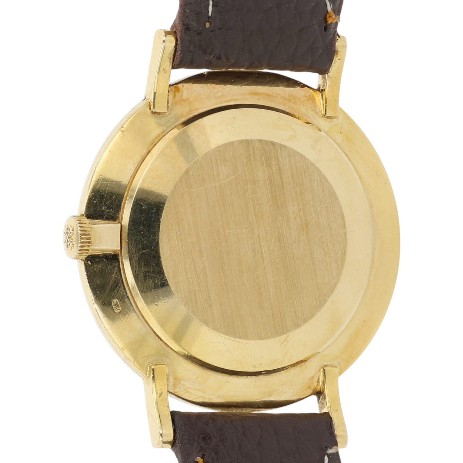 Patek Philippe Vintage 18k Yellow Gold Silver Dial 33mm Manual Wind Mens 3537
