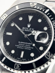 Rolex Submariner Date Stainless Steel Black Dial 40mm Automatic Men’s 16610