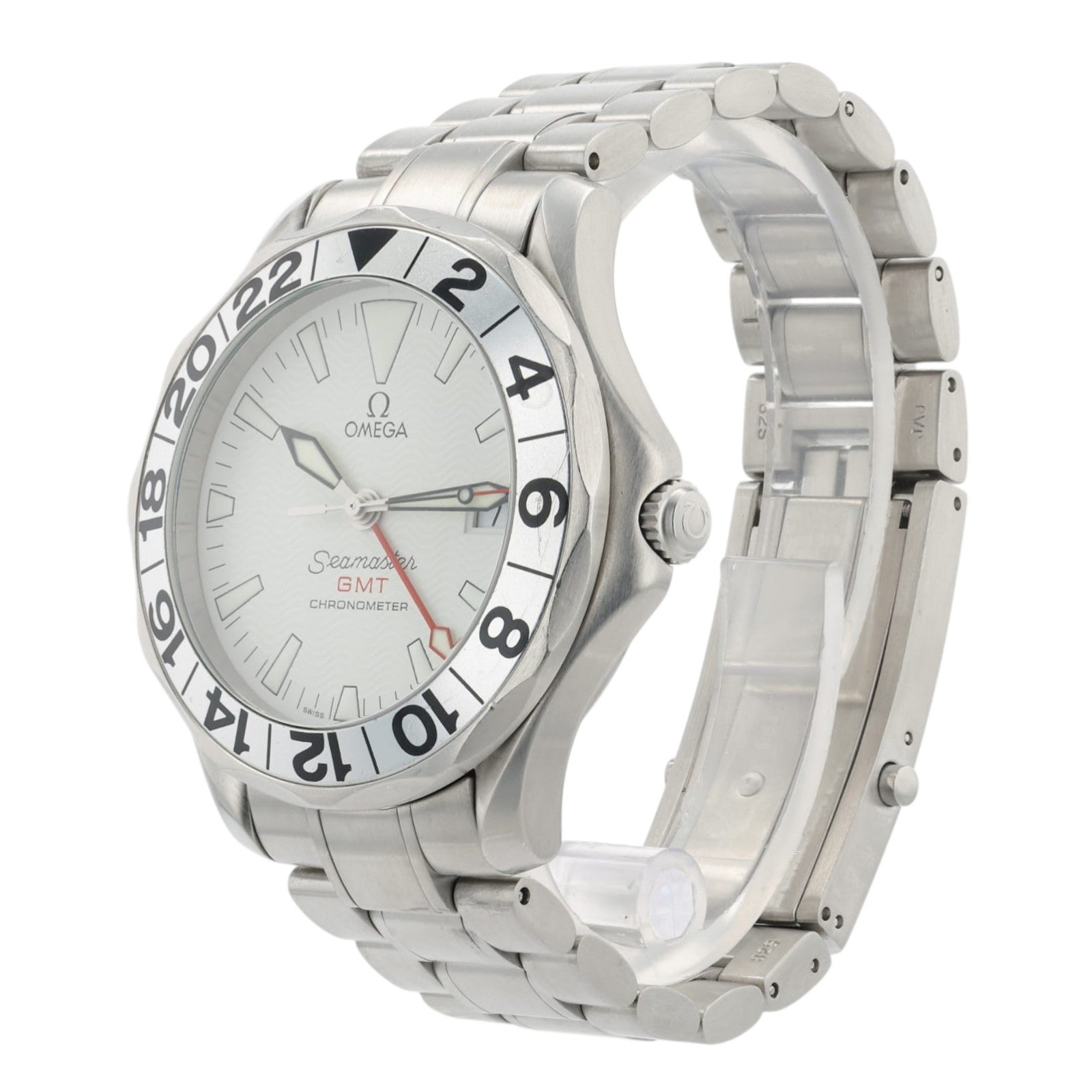 Omega Seamaster "Great White" GMT Chronometer White Dial Automatic 41mm Watch