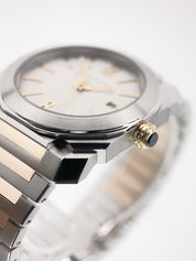 Bulgari Octo Gold & Steel White Dial BGO38S