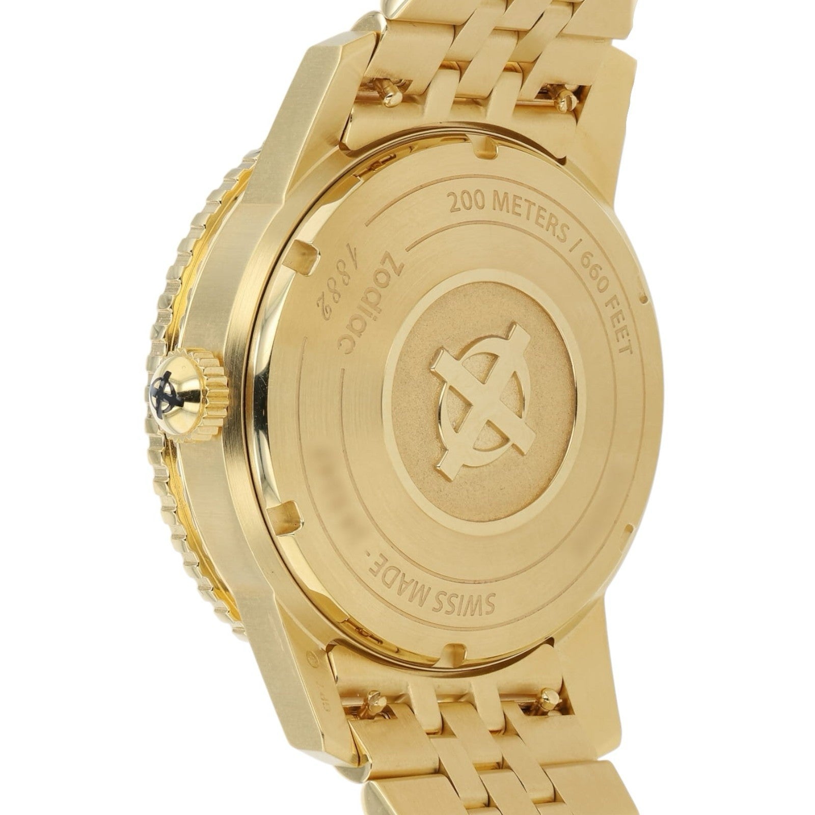Zodiac Super Sea Wolf Blue Dial 18k Gold Plated 40mm Automatic Men’s ZO9308