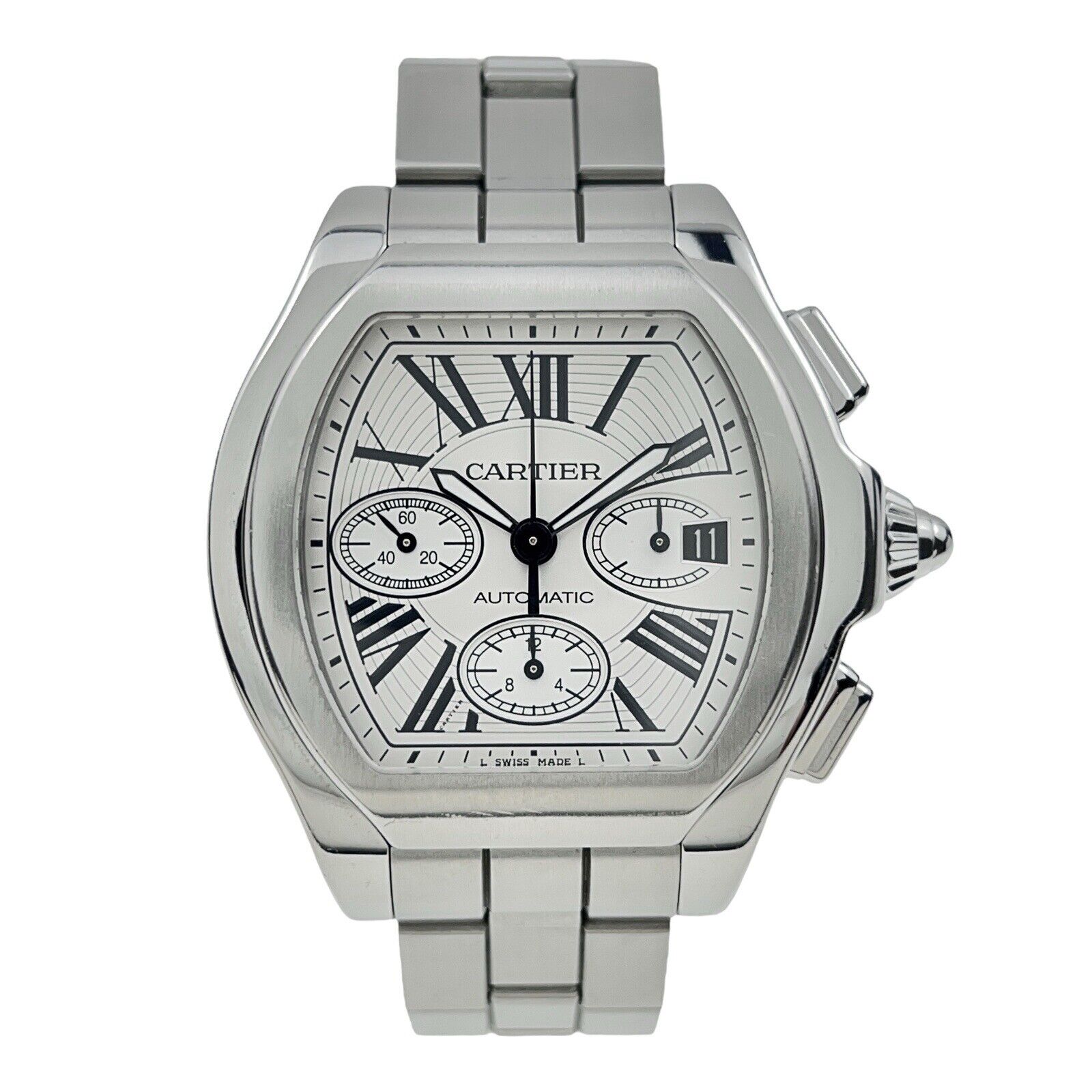 Cartier Roadster XL Stainless Steel 44mm Automatic Men’s Watch W6206019