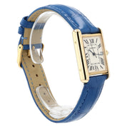 Cartier Tank Louis Cartier 18k Yellow Gold Silver Dial 25mm Quartz W1529756