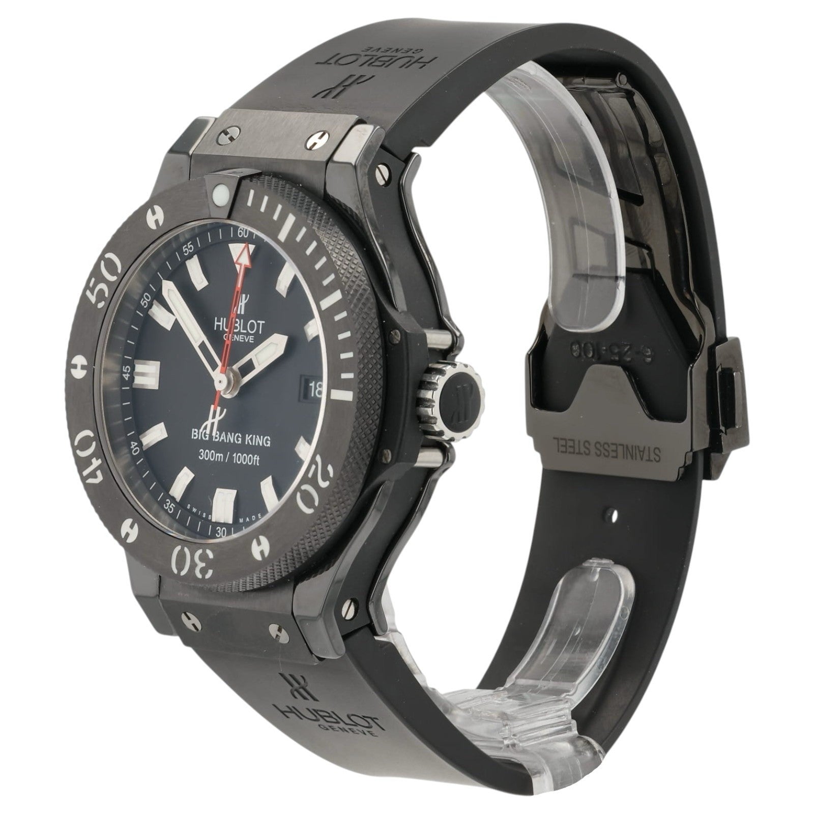 Hublot Big Bang King Black Dial Ceramic 44mm Automatic Mens Watch 312.CM.1120.RX