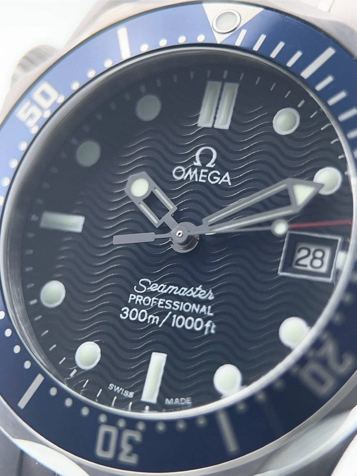 Omega Seamaster Steel Blue Dial 36mm Quartz Movement Men's Watch 2561.80