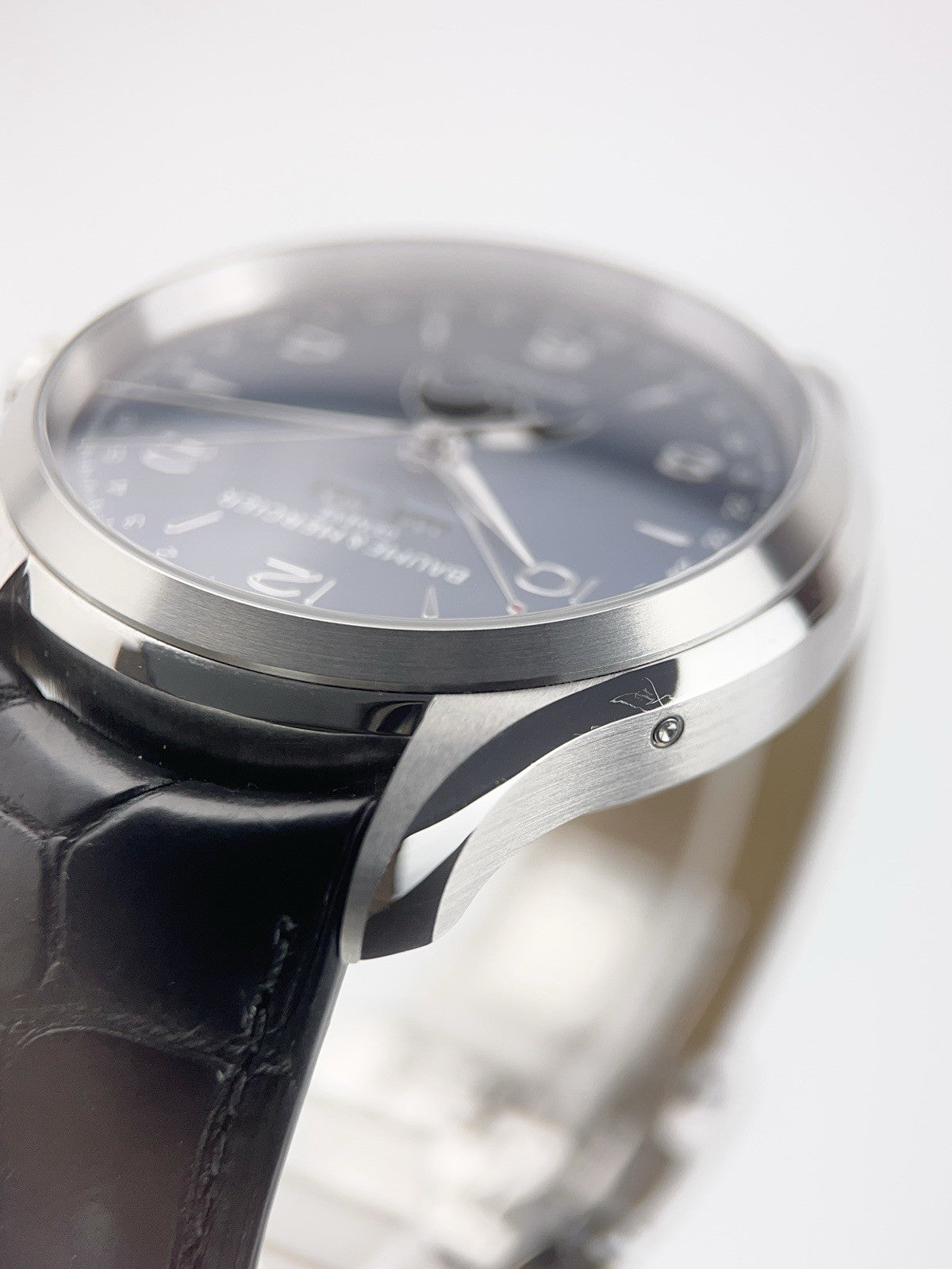 Baume & Mercier Stainless Steel Blue Dial 43mm Automatic Men’s Watch 65718