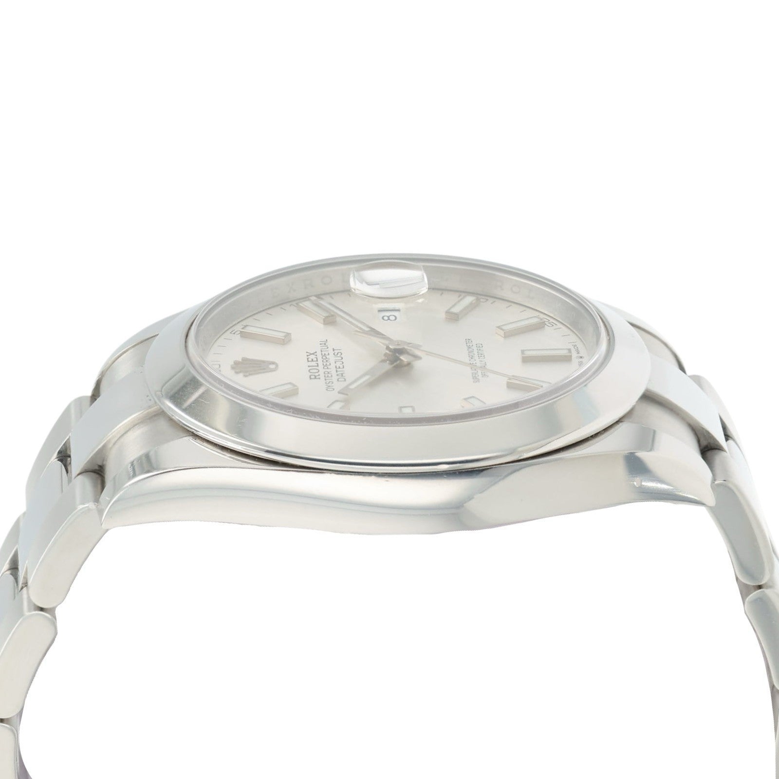 Rolex Datejust Silver Dial Stainless Steel 41mm Automatic Men’s Watch 126300