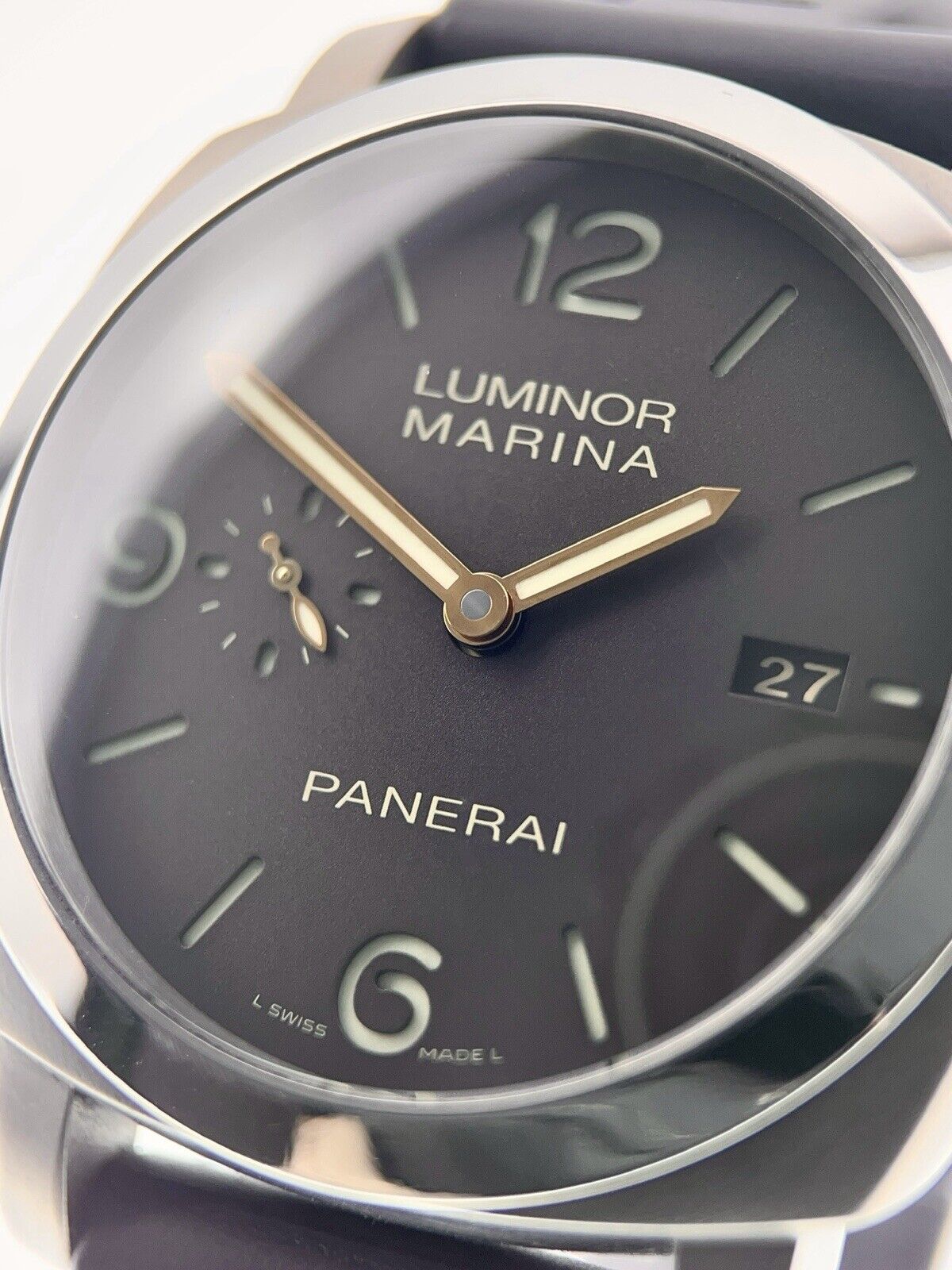 Panerai Luminor Marina Titanium Brown Dial 44mm Automatic Men’s Watch PAM00351