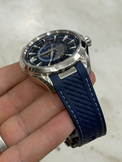 Omega Seamaster Aqua Terra Worldtimer Blue Dial GMT Watch 220.12.43.22.03.001