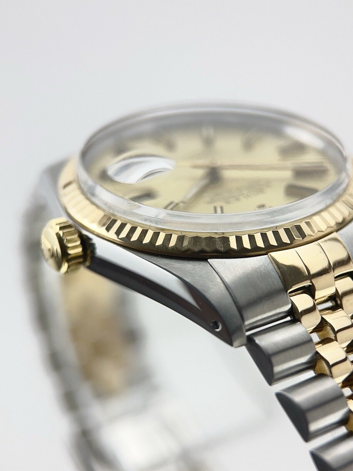 1983 Rolex Datejust Oyster Perp 36mm TT Steel Gold Automatic Jubilee Watch 16013