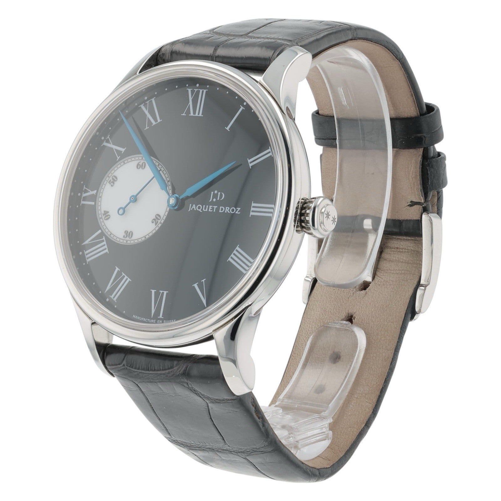Jaquet Droz Grande Heure Black Dial Stainless 43mm Automatic Men’s J017034204