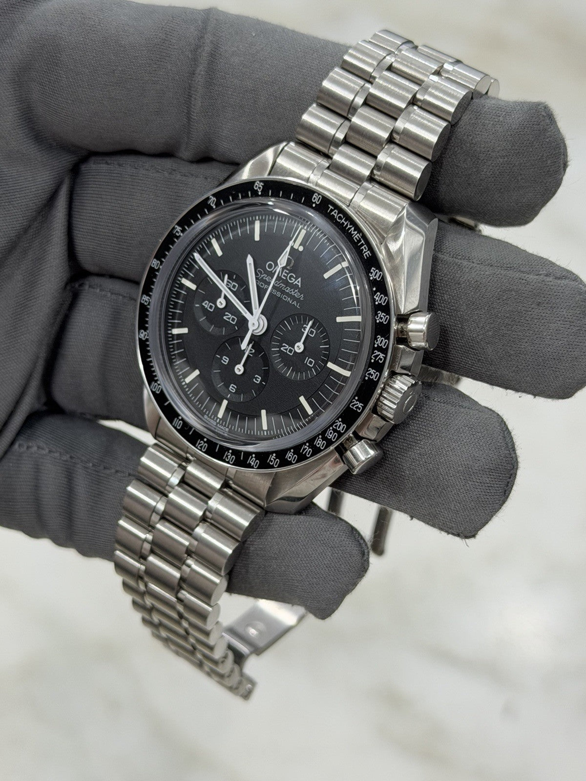 2024 Omega Speedmaster Moonwatch 42mm Black Sapphire Watch 310.30.42.50.01.002