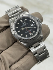 Rolex Explorer II Stainless Steel Black Dial 40mm Automatic Men's Watch 16570