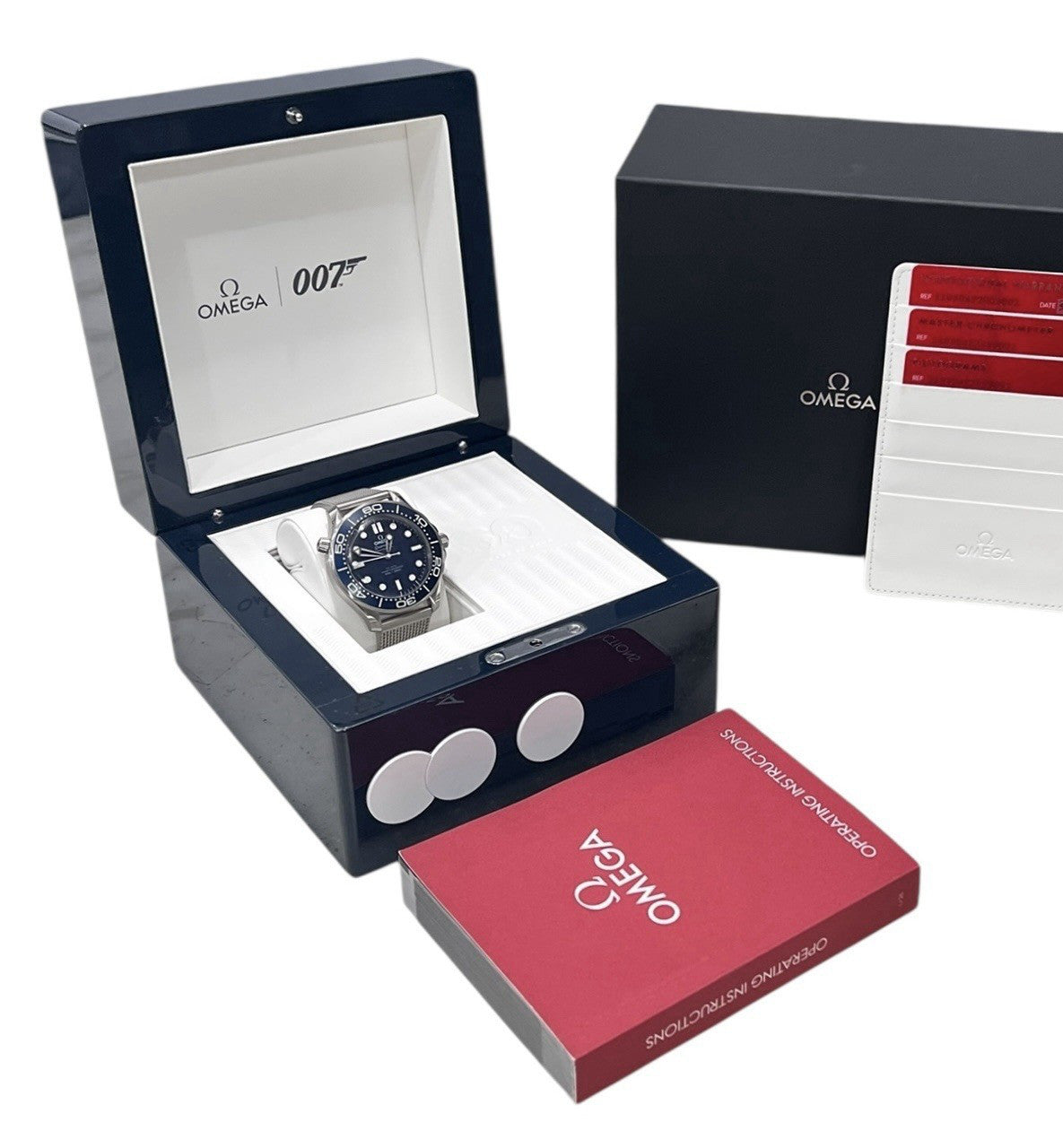 NEW 9/2024 Omega Seamaster Steel Blue Dial 42mm Auto Watch 210.30.42.20.03.002