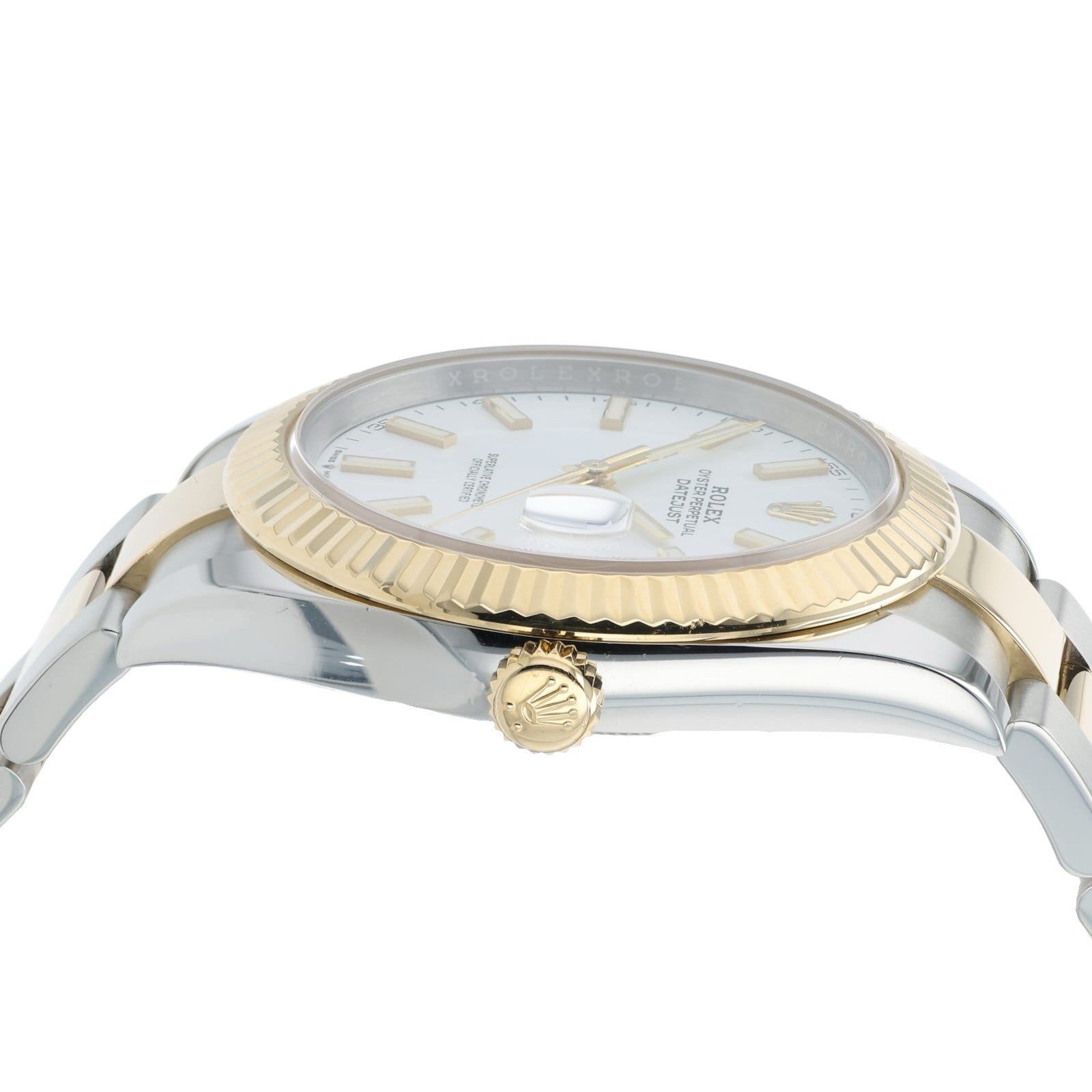 Rolex Datejust White Dial Gold & Steel 41mm Automatic Men’s Watch 126333