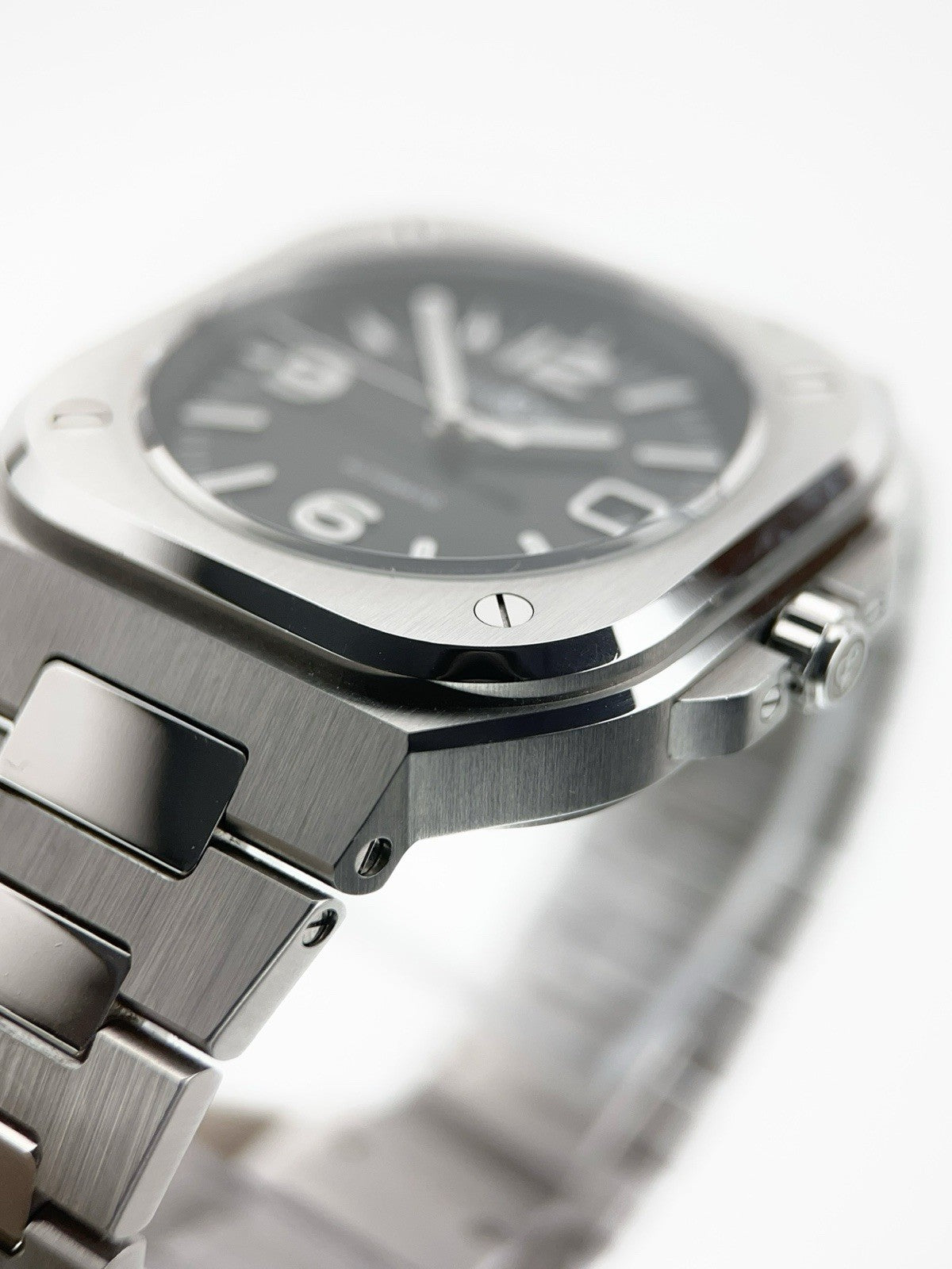 Bell & Ross Stainless Steel Black Dial 40mm Automatic Men's Watch BR05