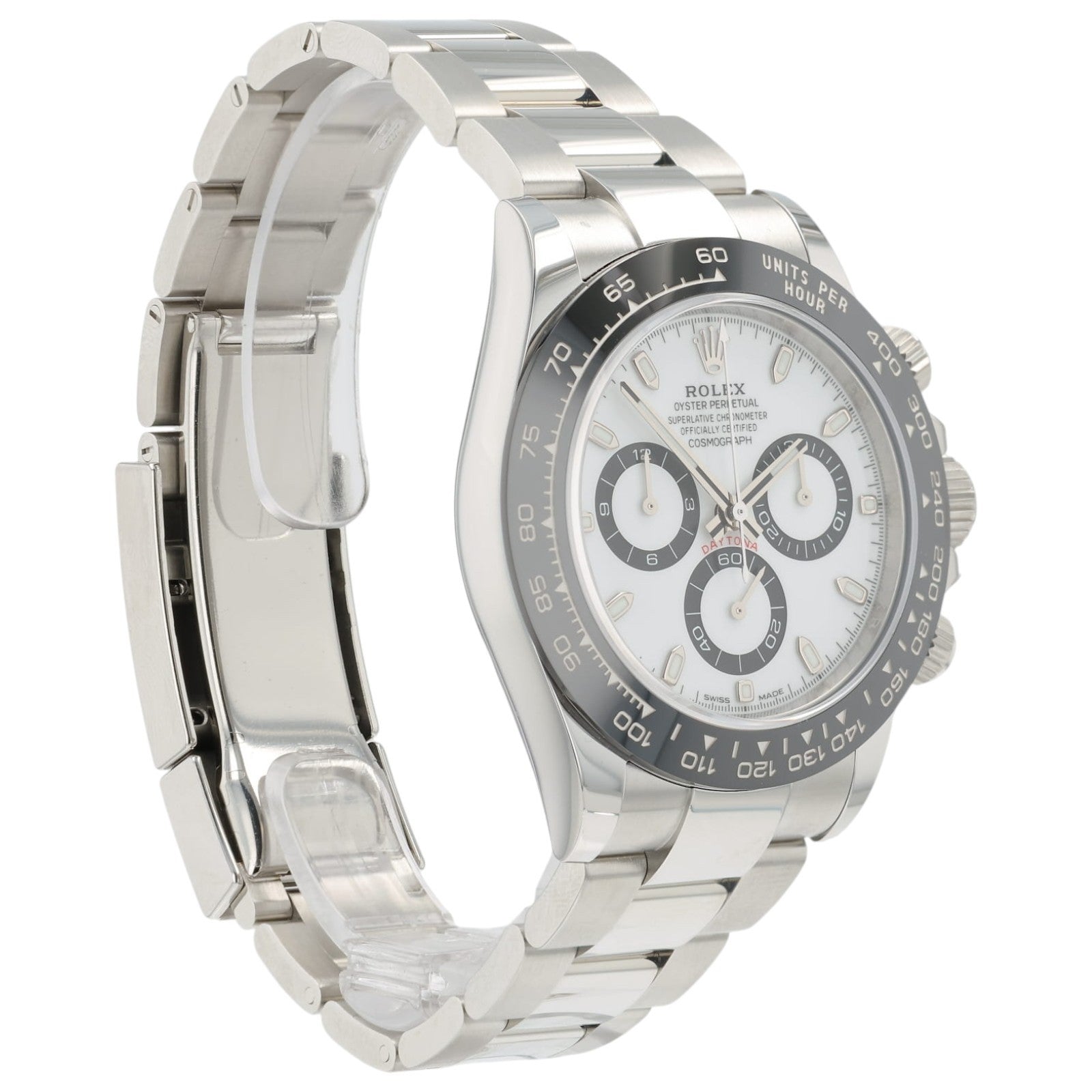 NEW 2021 Rolex Cosmograph Panda Daytona White Dial Steel Watch 116500LN