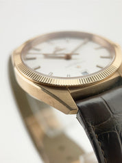 Omega Globemaster 18k Rose Gold Silver Dial 39mm Men's Watch 130.53.39.21.02.001