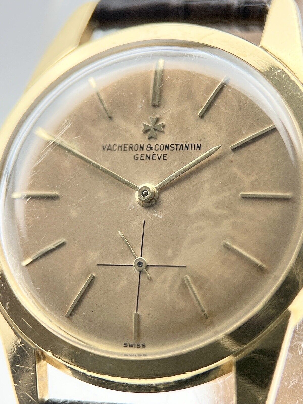 Vacheron Constantin Patrimony 34mm Manual Wind 18k Yellow Gold