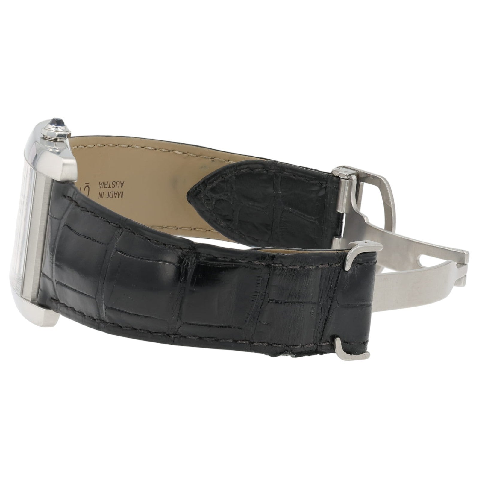 Cartier Tank MC Large Silver Dial Stainless Steel 34.3x44mm Automatic W5330003