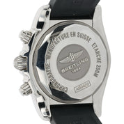 Breitling Chronomat Stainless Steel Black Dial 44mm Automatic Mens Watch AB0420