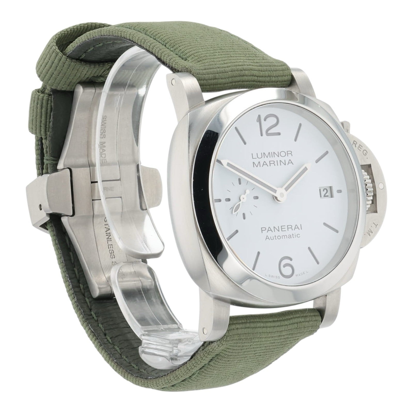 Panerai Luminor Marina Stainless Steel White Dial 40mm Automatic Mens PAM01271
