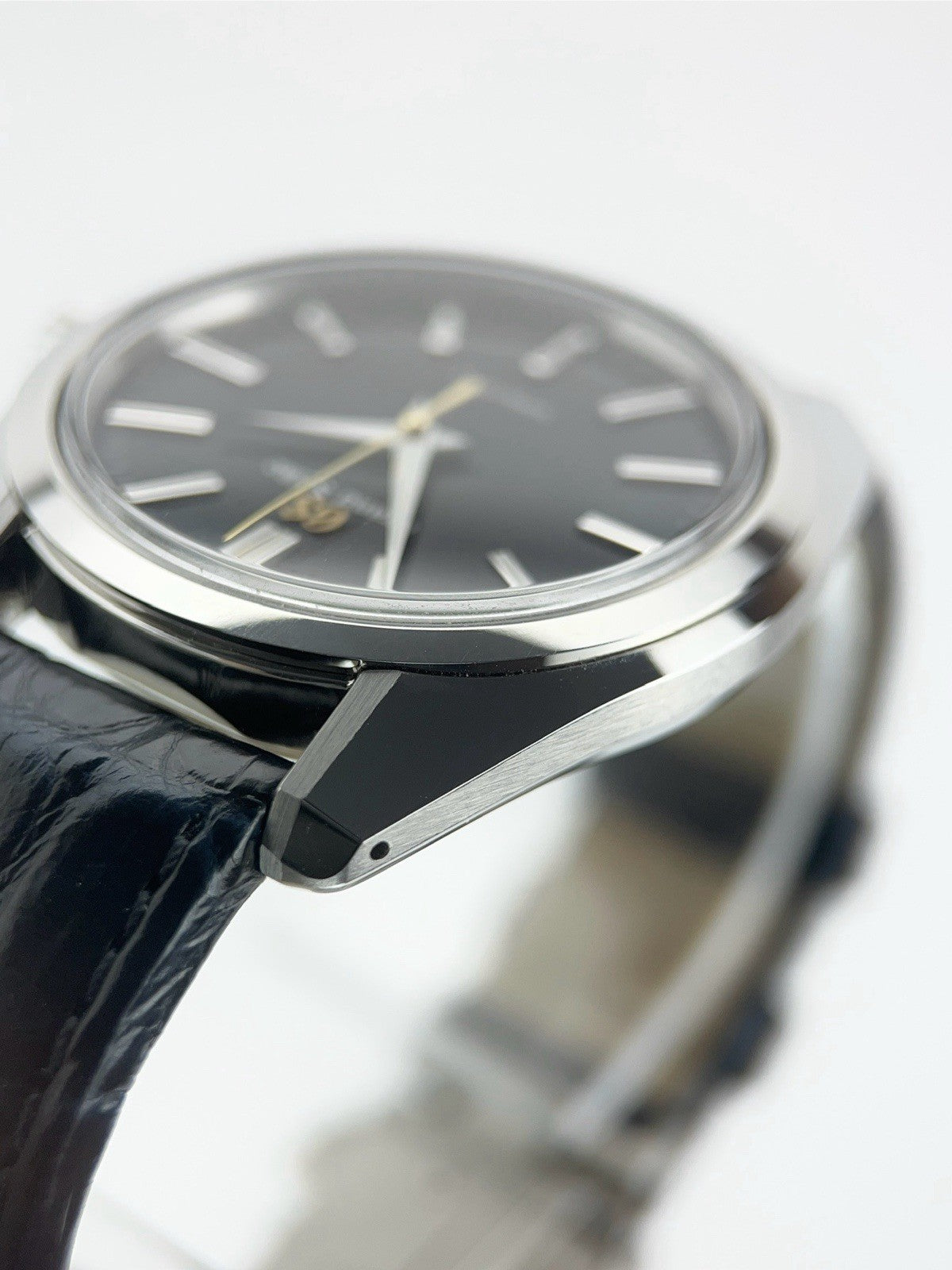 Grand Seiko Heritage Stainless Steel Blue Dial Manual Wind Mens Watch SBJGY009