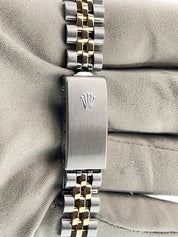 Rolex Datejust Tiffany Dial Gold Steel Champagne Dial 26mm Automatic Watch 6917