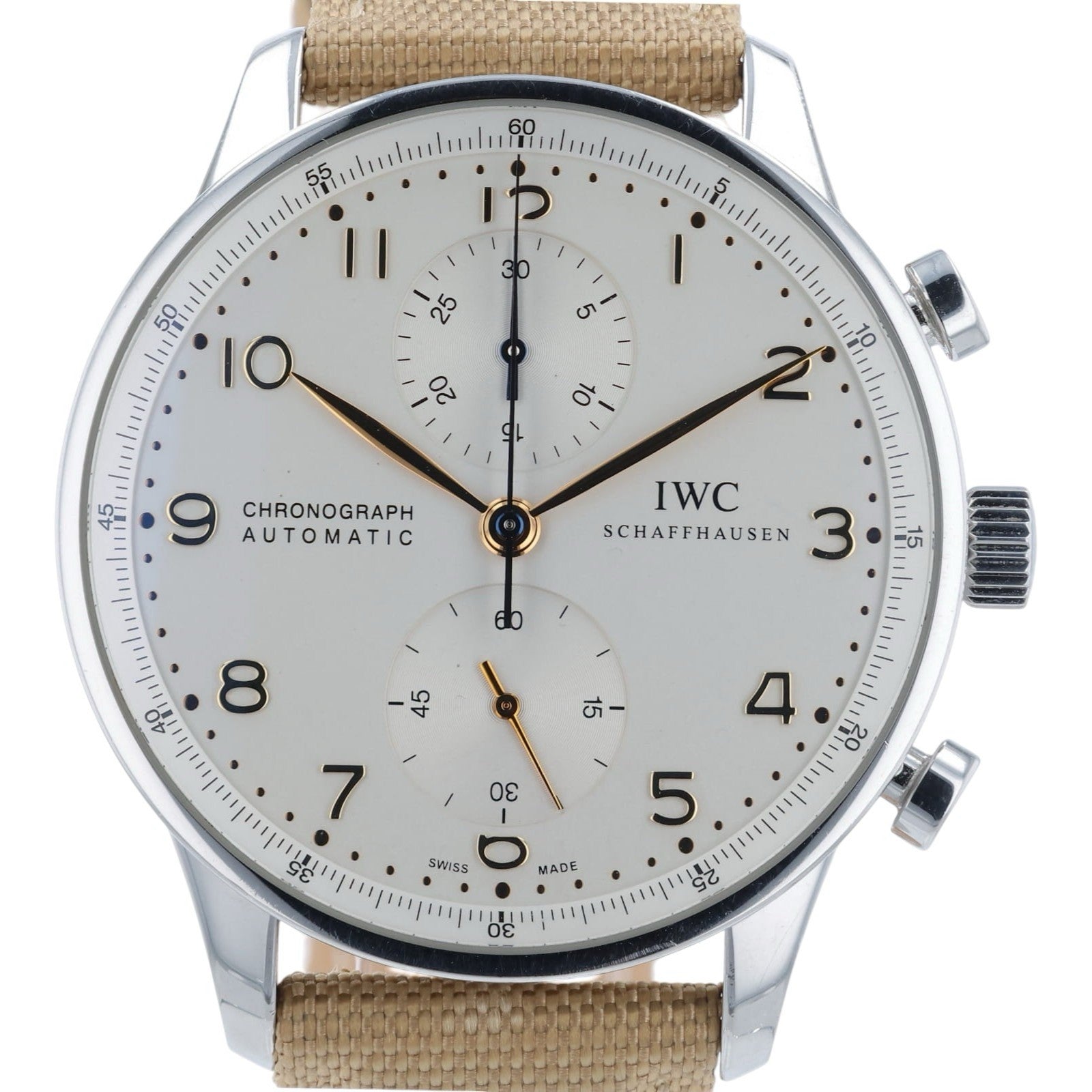 IWC Portuguese Stainless Steel Silver Dial 41mm Automatic Mens Watch IW371404