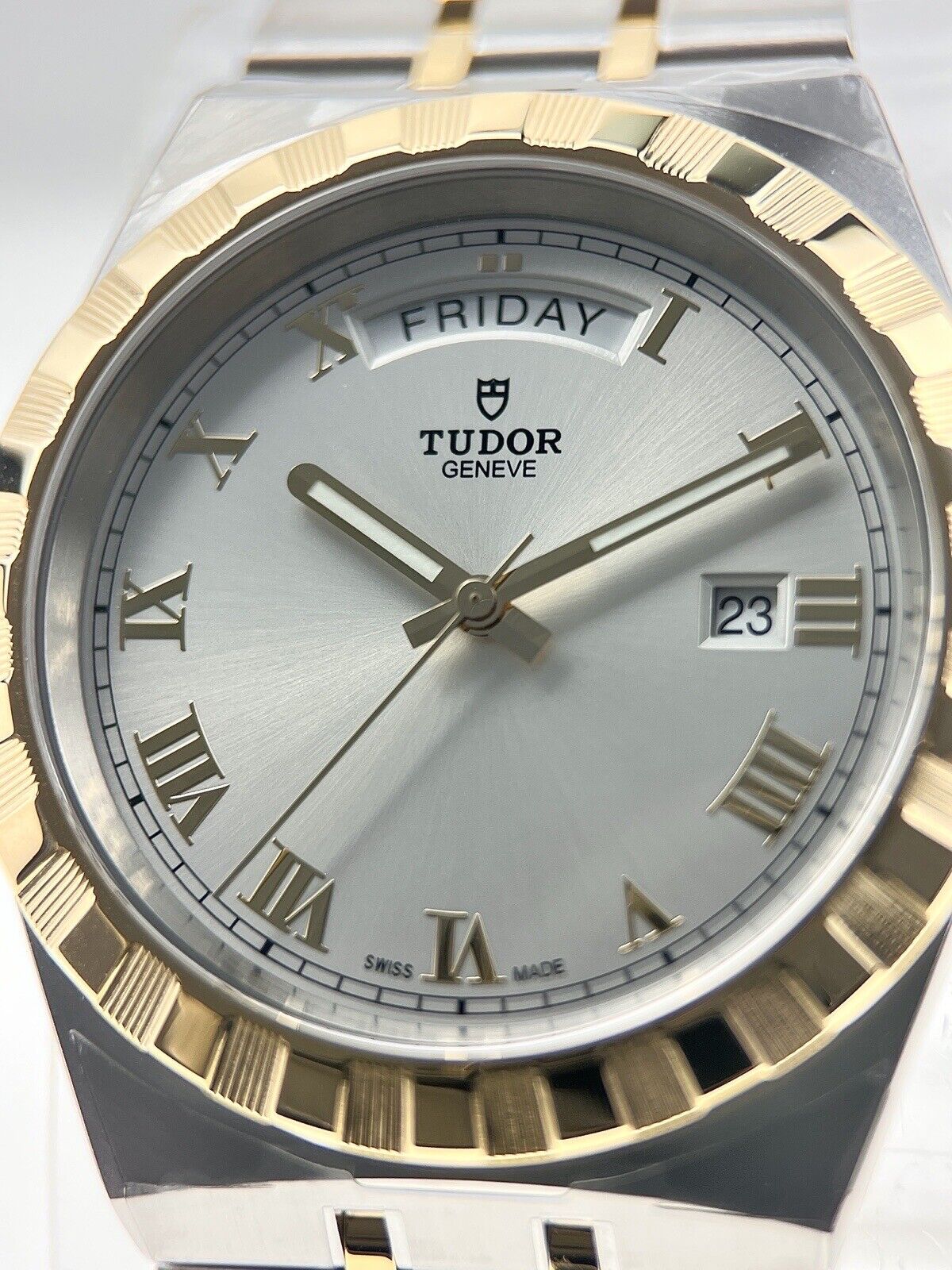 2023 NEW Tudor Royal Silver Dial Two Tone Steel & Gold Men's Watch W/ B&P