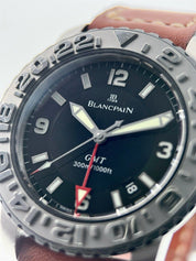 Blancpain Stainless Steel Black Dial 40mm Automatic Men’s Watch Concepts 2000