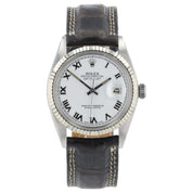 Rolex Datejust White Dial Stainless Steel 36mm Automatic Men’s Watch 16014