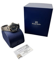 Grand Seiko Evolution 9 Blue Dial Titanium 43.8mm Automatic Mens Watch SLGA023