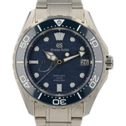 Grand Seiko Evolution 9 Blue Dial Titanium 43.8mm Automatic Mens Watch SLGA023