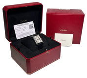 Cartier Tank Stainless Steel Silver Dial 31mm Automatic Men's Watch WSTA0040