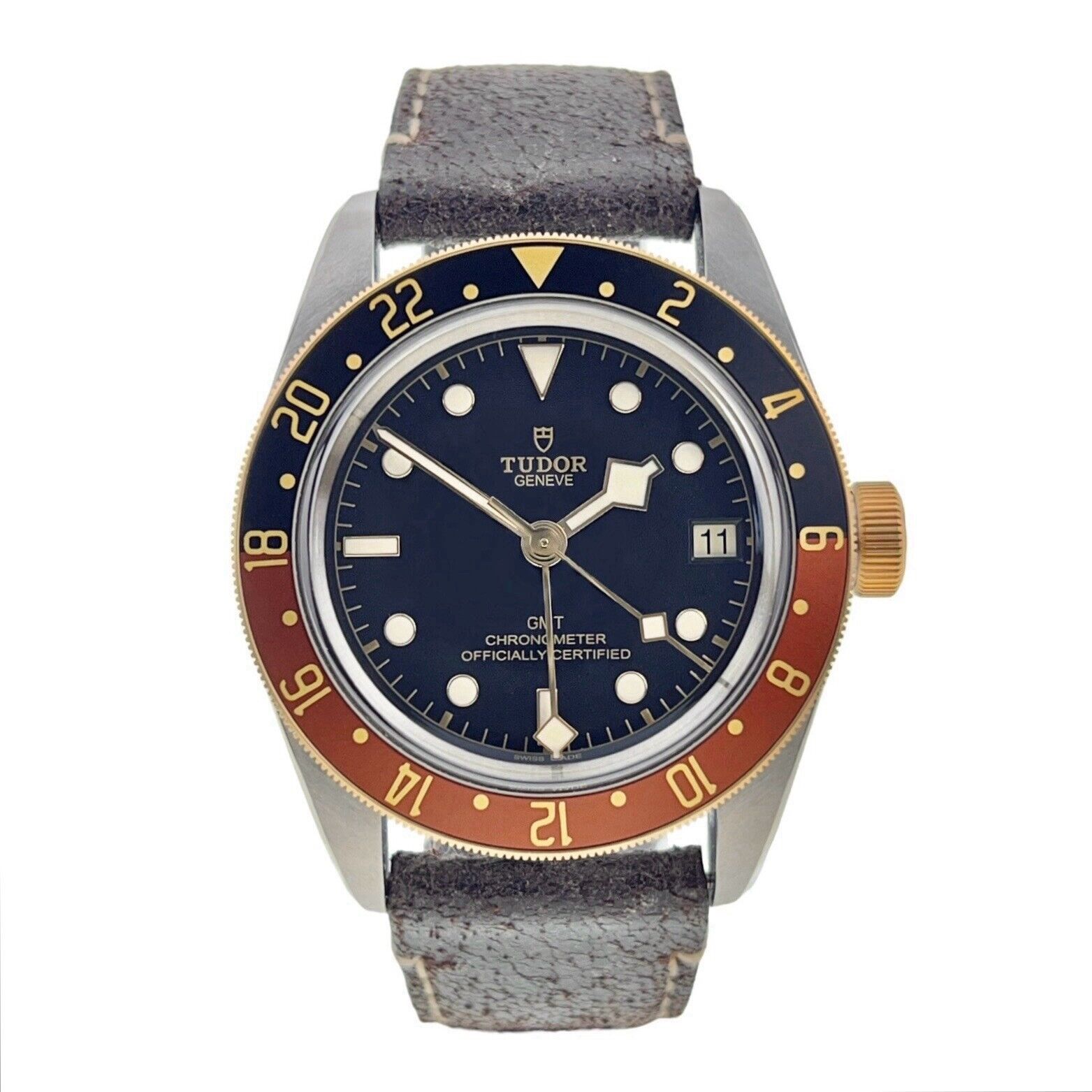 Tudor Black Bay GMT Steel and Gold 41mm Automatic Men’s Watch 79833MN