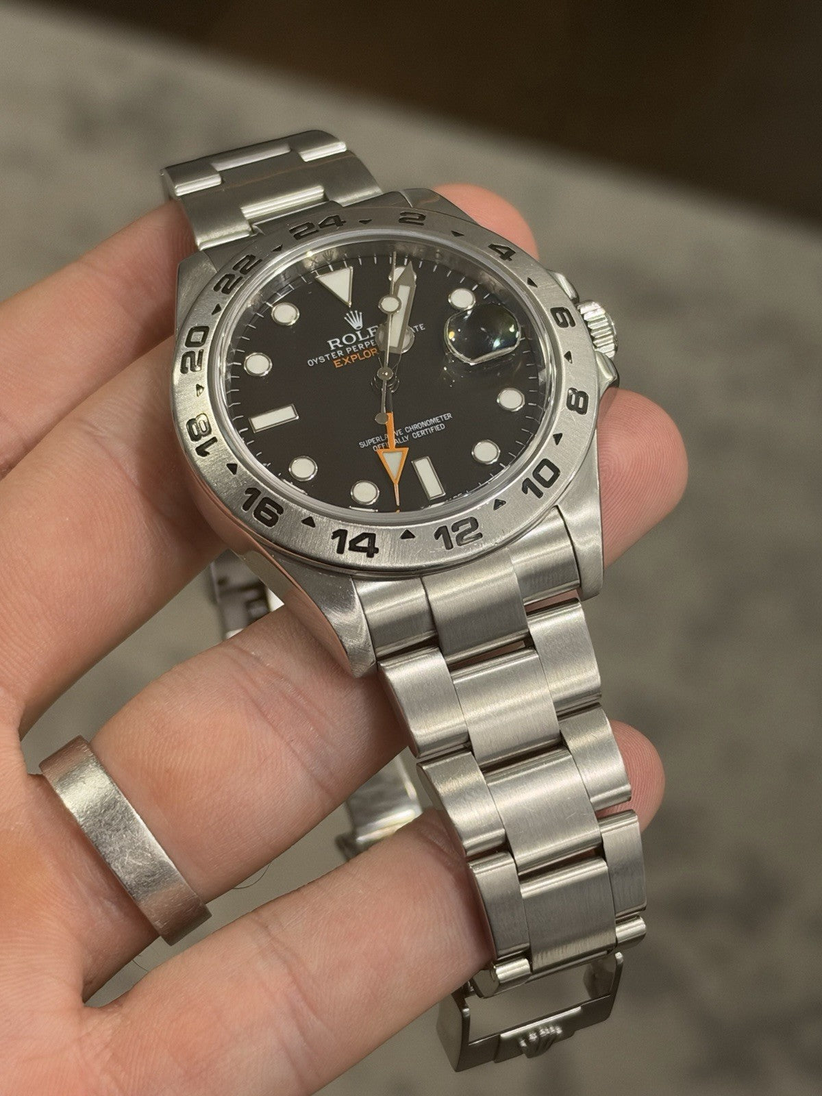 Rolex Explorer II Black Dial Stainless Steel 42mm Automatic Men's Watch 216570