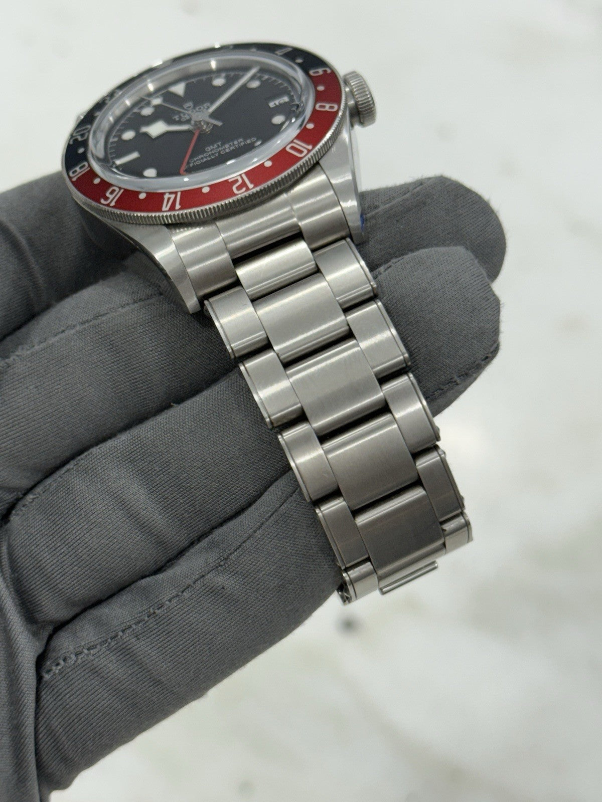 2024 Tudor Black Bay GMT Pepsi Black Dial Stainless Steel Men's Watch 79830RB