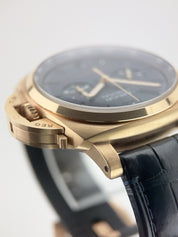 Panerai Luminor Goldtech 18k Rose Gold Blue Dial 44mm Automatic Mens PAM01111