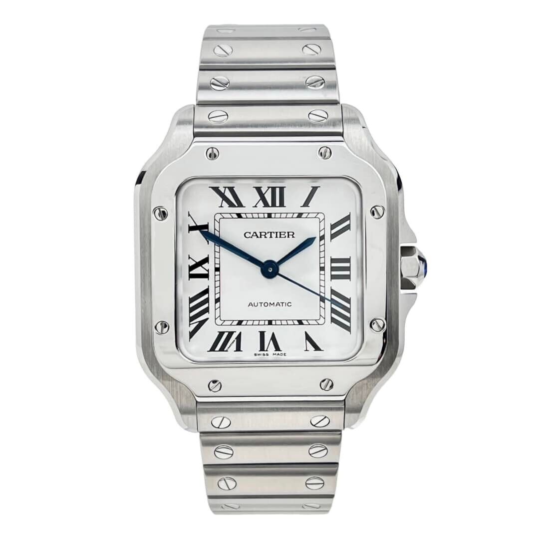 2024 Cartier Santos De Cartier Medium Model Auto Steel Watch 35mm WSSA0029