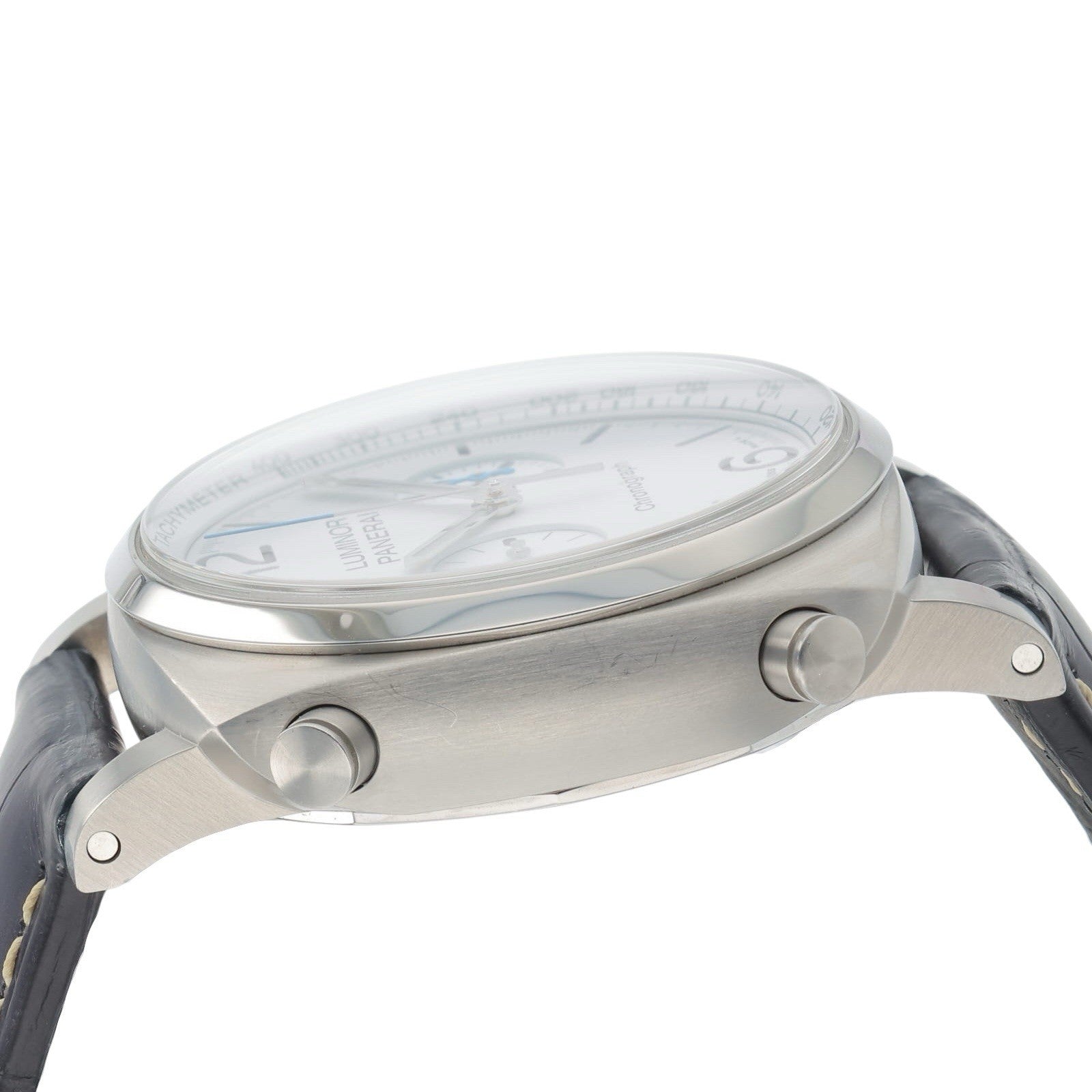 Panerai Luminor Chrono Stainless Steel White Dial 44mm Automatic Mens PAM01218