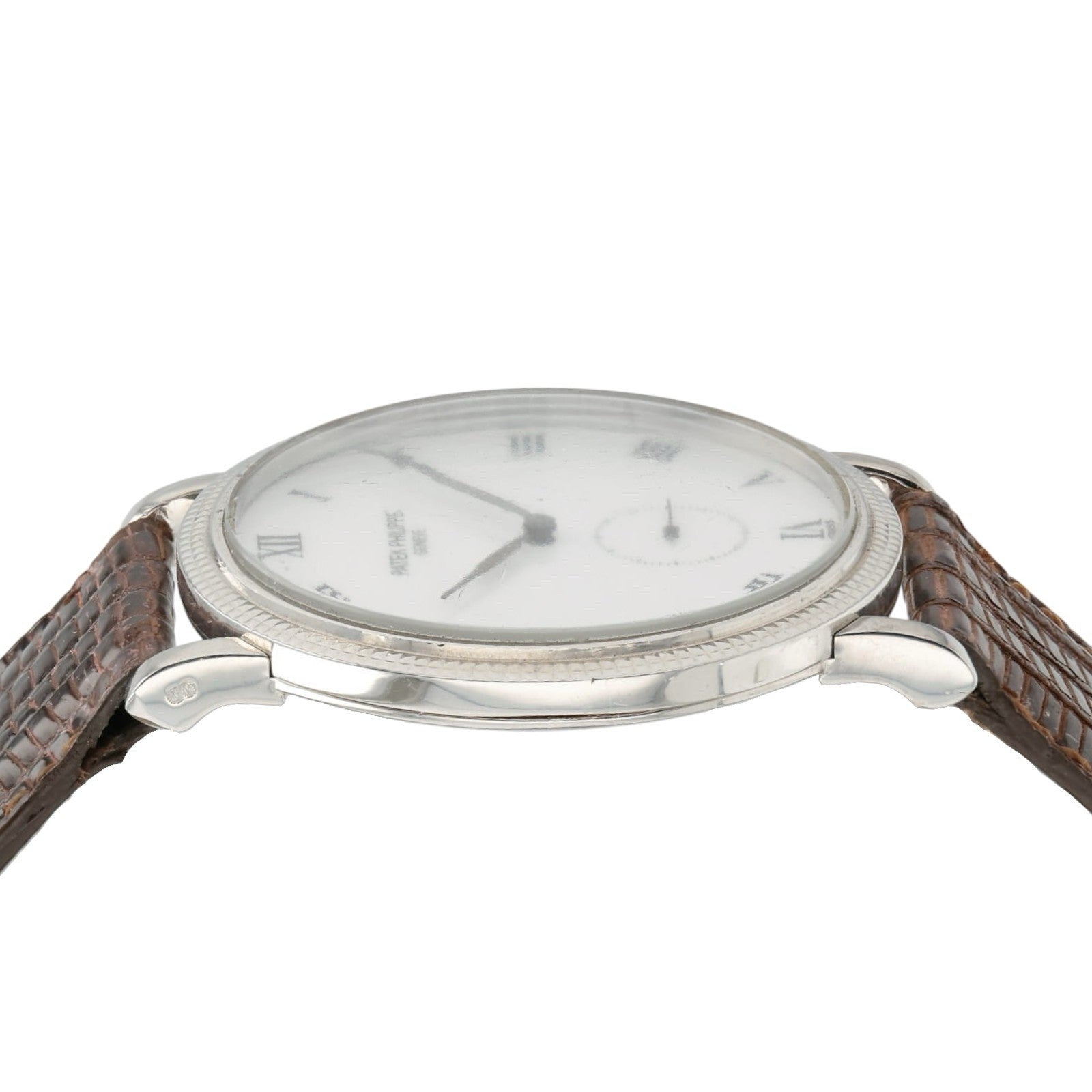 Patek Philippe Calatrava White Dial 18k White Gold 33mm Manual Wind Men’s 3919G