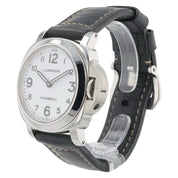 Panerai Luminor Base Stainless Steel White Dial 44mm Manual Wind Mens PAM00114