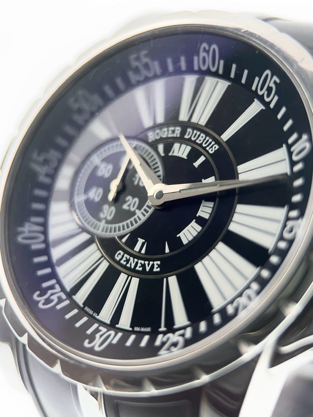 Roger Dubuis Excalibur Steel Black Dial 47mm Automatic Men's Watch EX427799.1R